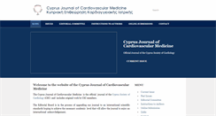 Desktop Screenshot of cyprusjcardiol.com