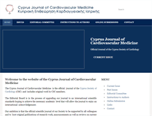 Tablet Screenshot of cyprusjcardiol.com